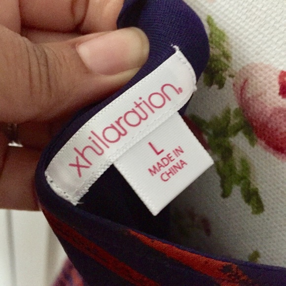 Gorgeous Navy & Rust Xhilaration Dress - Picture 5 of 7